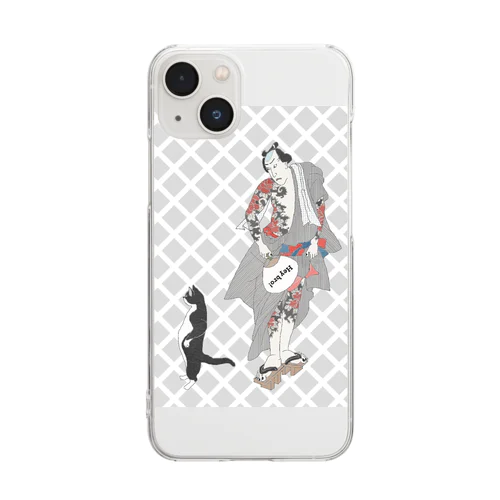 outfit of the day / 毎日がタキシード🐱 Clear Smartphone Case