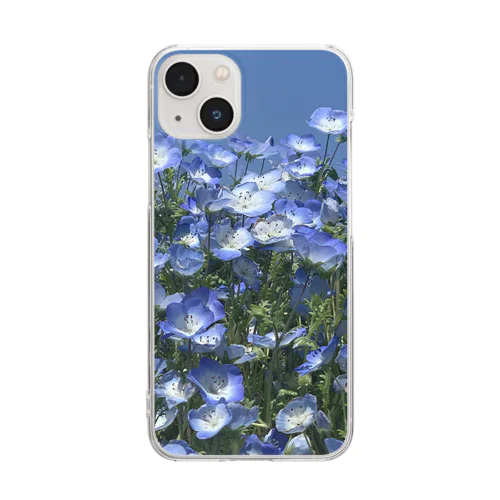 Nemophila Clear Smartphone Case