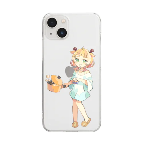 おうちこむ Clear Smartphone Case