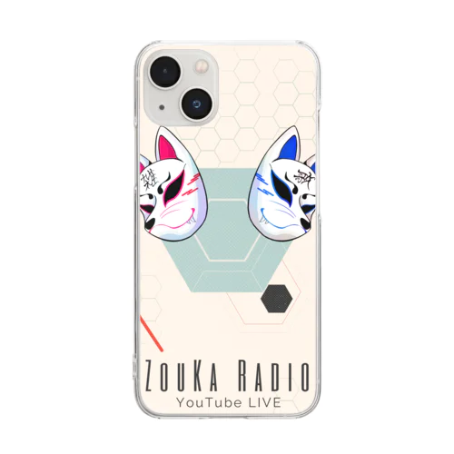 ZouKaラジオグッズ Clear Smartphone Case