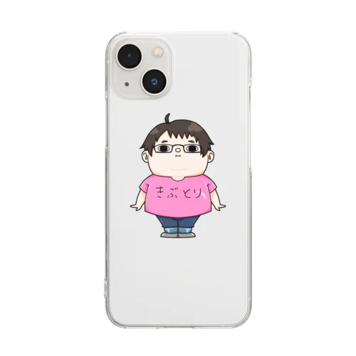 ブラきむ Clear Smartphone Case