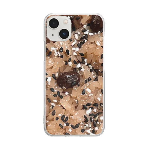 赤飯 Clear Smartphone Case