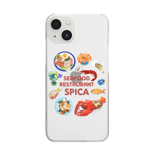 シーフードレストラン スピカ Clear Smartphone Case