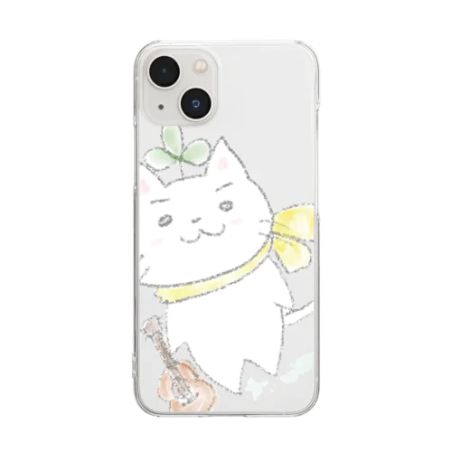 まっぺねこ Clear Smartphone Case