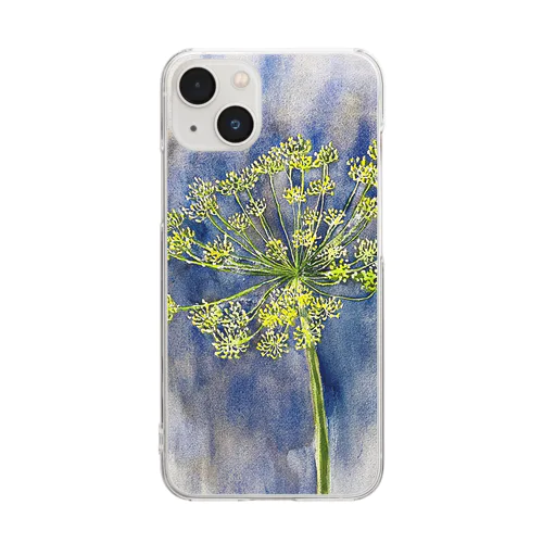 植物画着彩2 Clear Smartphone Case