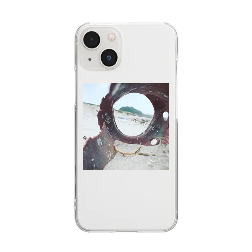 角島の砂浜 Clear Smartphone Case