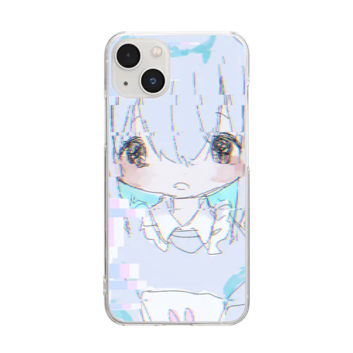 水色・ゲーム Clear Smartphone Case