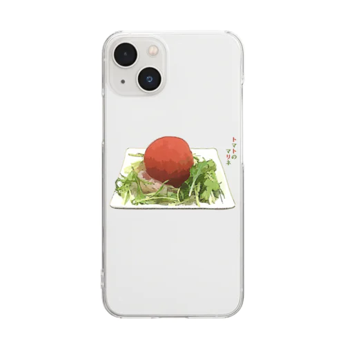 トマトのマリネ_220614 Clear Smartphone Case