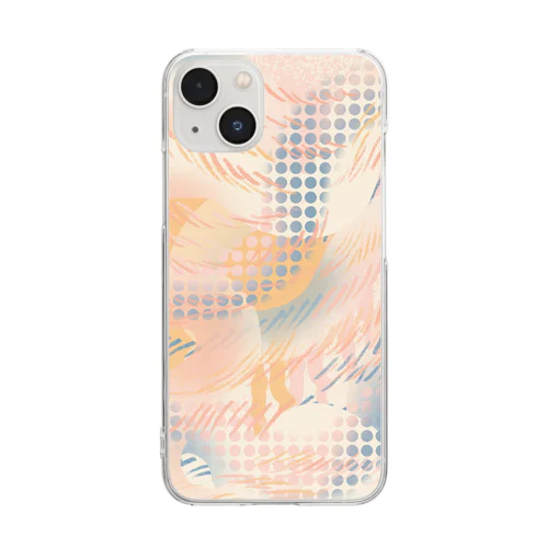 アートな抽象画 Clear Smartphone Case