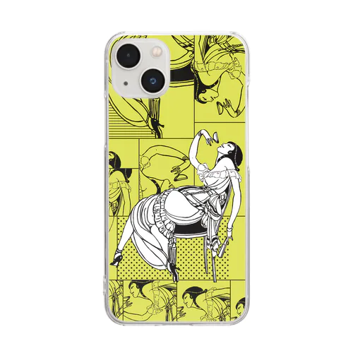 GERDA "Collage yellow" forSP Clear Smartphone Case