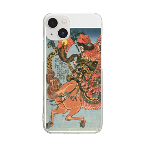 UKIYOE 浮世絵 SAMURAI；水滸伝豪傑 Clear Smartphone Case