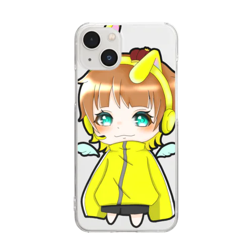 しろうさ Clear Smartphone Case
