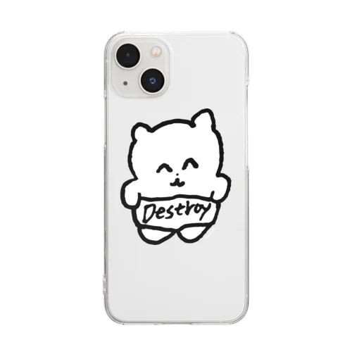 クーマ様 Clear Smartphone Case