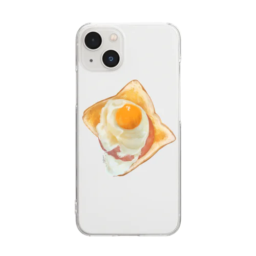 Ham and Egg Clear Smartphone Case