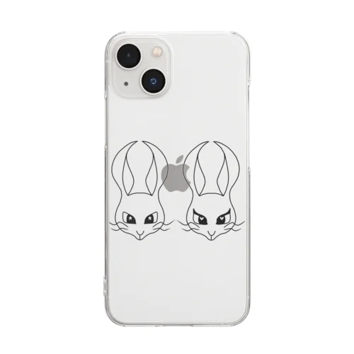 EN bunny Clear Smartphone Case