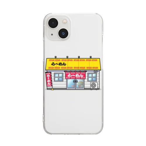 ラーメン屋 Clear Smartphone Case