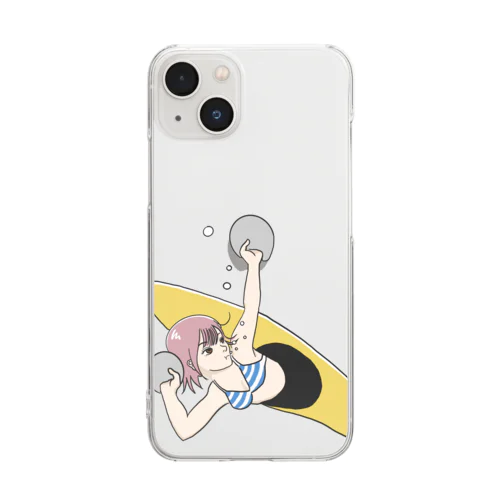 浅井ラム Clear Smartphone Case