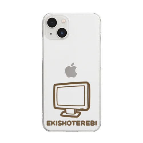 液晶テレビ(ローマ字ver) Clear Smartphone Case