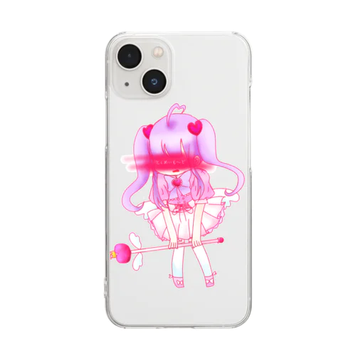 匿名魔法少女 Clear Smartphone Case