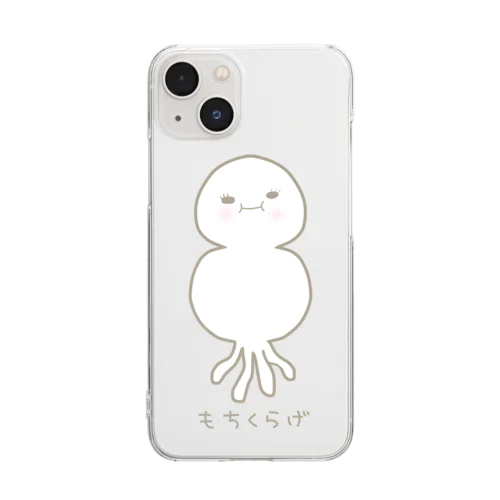 もちくらげちゃん Clear Smartphone Case