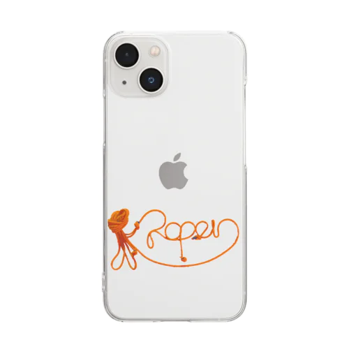 Roper orange クリアスマホケース