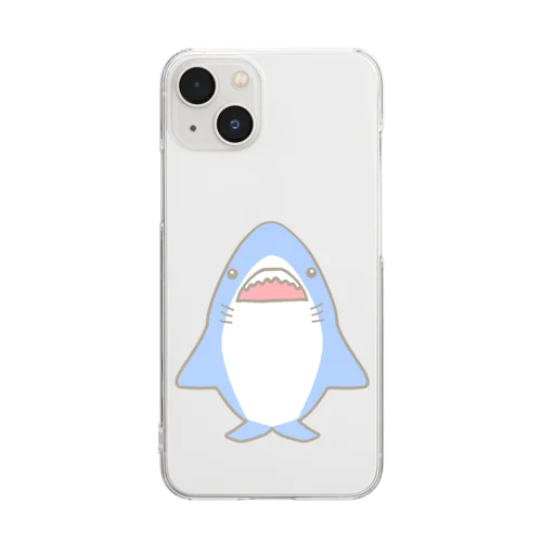 推しザメちゃん（ノーマル） Clear Smartphone Case