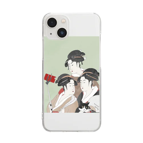 自撮り界隈女子 Clear Smartphone Case