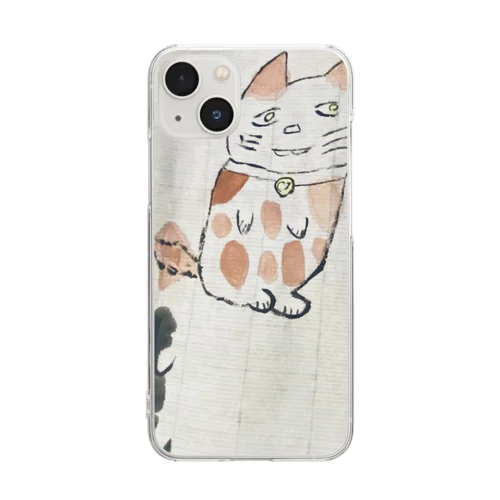 NEKOもも Clear Smartphone Case