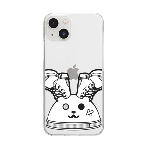 うさみみウォーク/コルセット Clear Smartphone Case