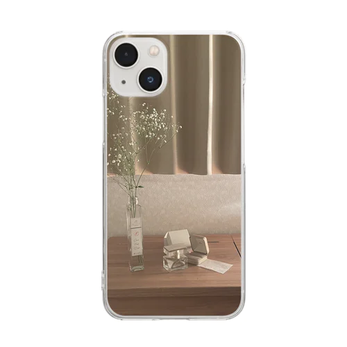 gypsophila Clear Smartphone Case