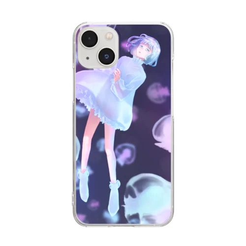 Cannoball Jellyfishくん Clear Smartphone Case