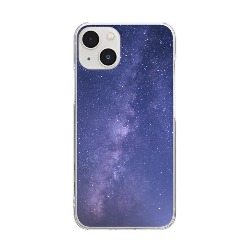 天の川銀河シリーズ001 Clear Smartphone Case