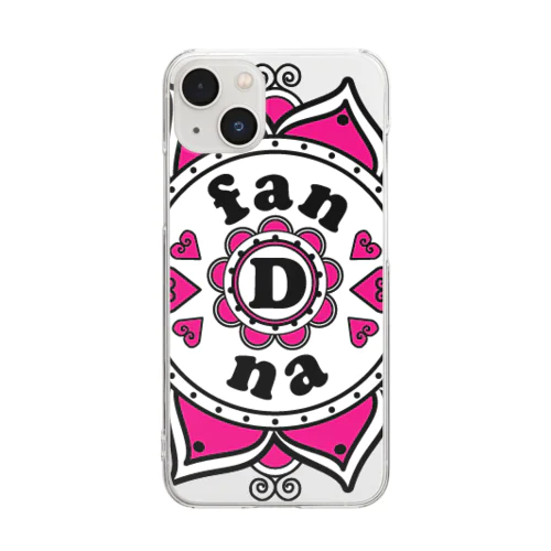 *fan D na*ロゴ Clear Smartphone Case