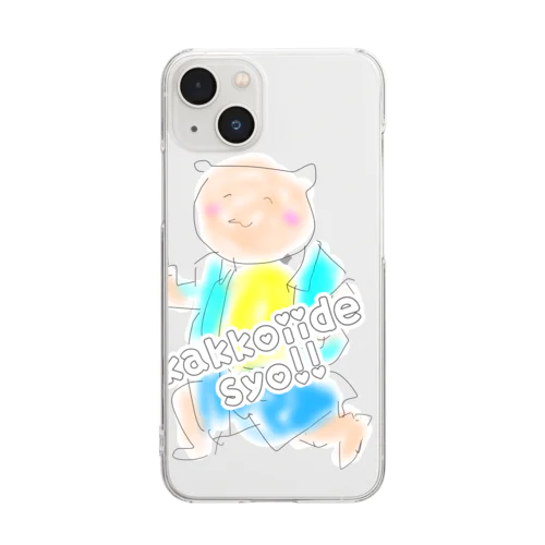 かっこいいでしょ！！ Clear Smartphone Case