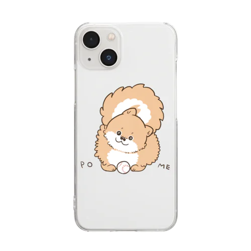 ぽめちゃん Clear Smartphone Case