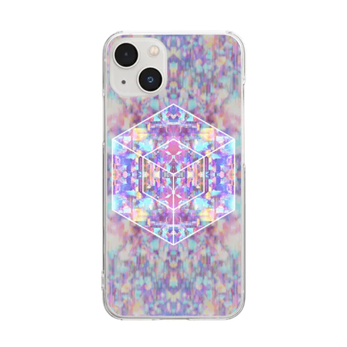 Holographic cube Clear Smartphone Case