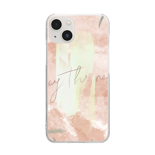 南国風ピンク Clear Smartphone Case