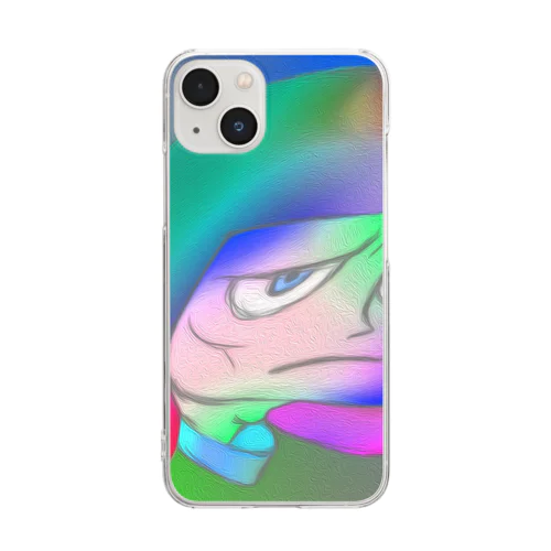 honninman 粗忽バサラ  Clear Smartphone Case