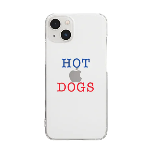 HOT DOGS Clear Smartphone Case