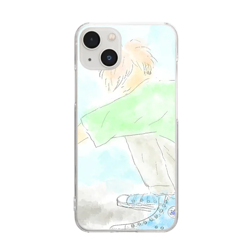 ストリート男子 Clear Smartphone Case