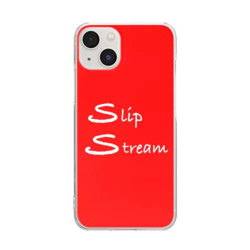 「SlipStream」ロゴスマホケース クリアスマホケース