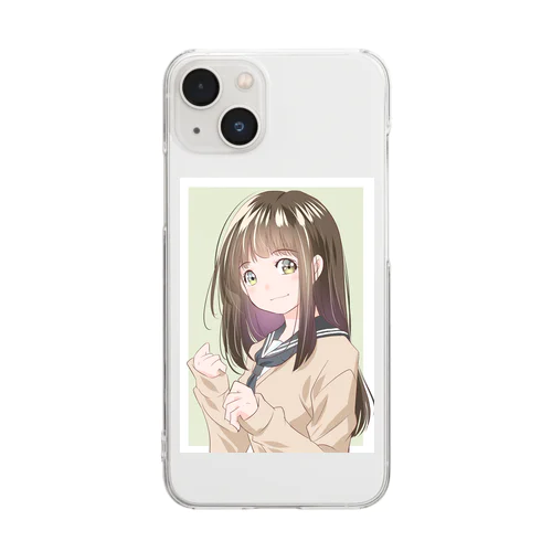 林原　かすみ Clear Smartphone Case