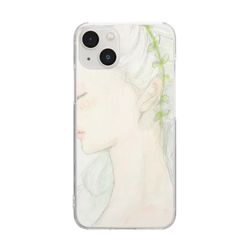 アナハタチャクラの女の子 Clear Smartphone Case