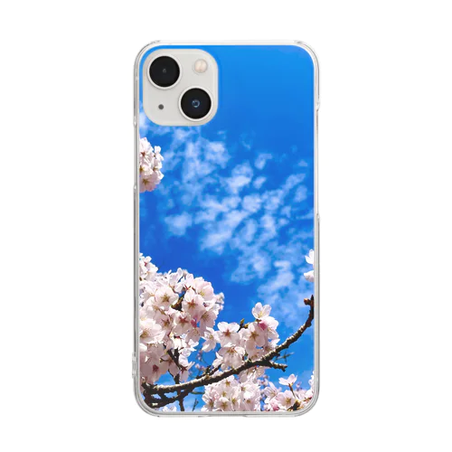 春の空 Clear Smartphone Case