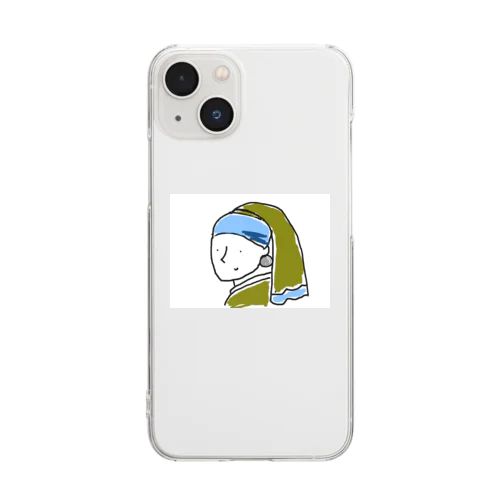 mimikazariカラー Clear Smartphone Case