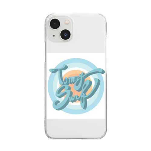 TOMMY SURF　クラシックロゴ Clear Smartphone Case