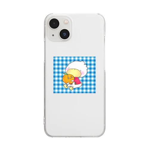 なかよしすがもん Clear Smartphone Case