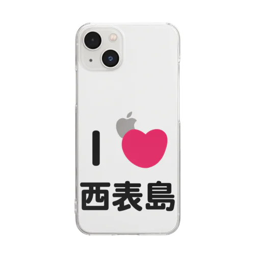 I 💗 西表島 Clear Smartphone Case