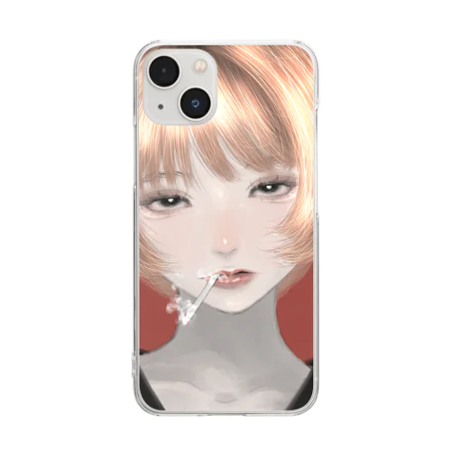 私の何を知ってるの？ Clear Smartphone Case