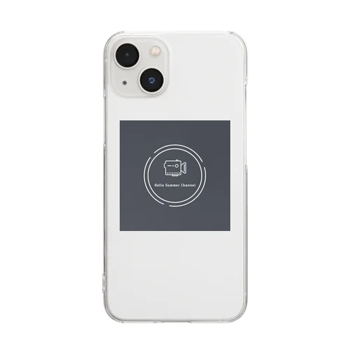 Hello Summer Channel公式ロゴグッズ Clear Smartphone Case